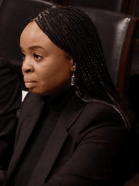 Donna during a committee hearing