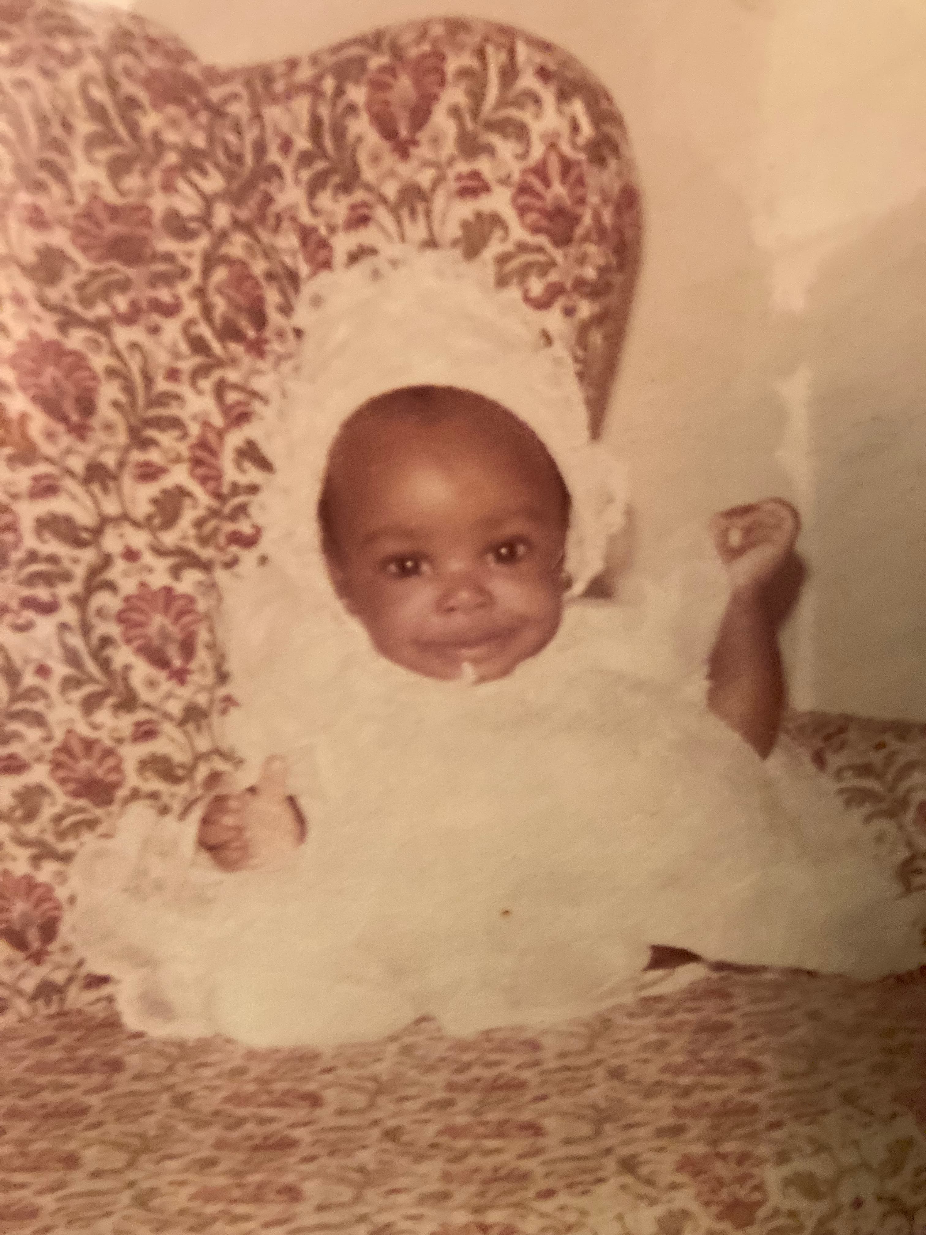 Baby Donna at her Christening ceremony